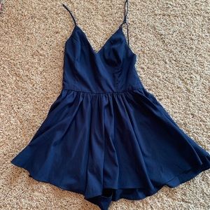 Cute, backless romper